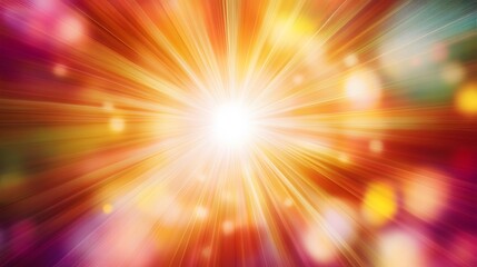 Obraz premium Sun Burst, Solar Cosmic Rays, Abstract Image, Texture, Pattern Background, Wallpaper, Cover and Screen for Smartphone, PC, Laptop, 9:16 and 16:9 Format