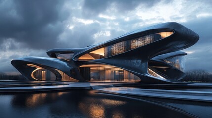 Fototapeta premium Futuristic Architecture