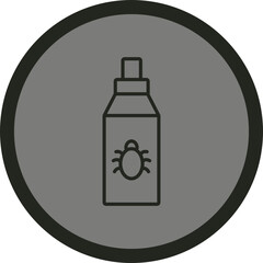 Bug Repellent Vector Icon Design