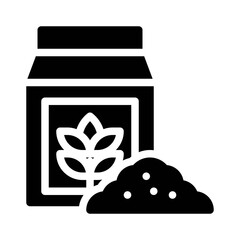 oatmeal glyph icon