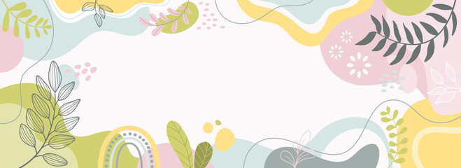 Banner frame background .Colorful background for design.