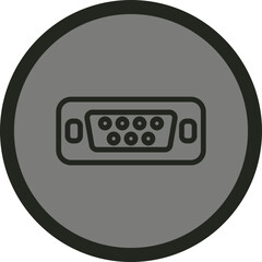 Vga Vector Icon Design