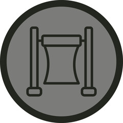 Green Screen Vector Icon Design