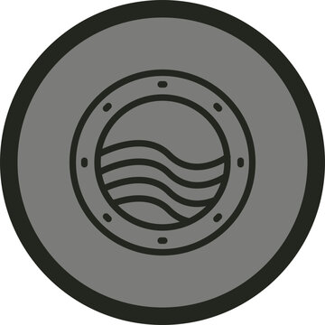 recommend clip art: Porthole Vector Icon Design