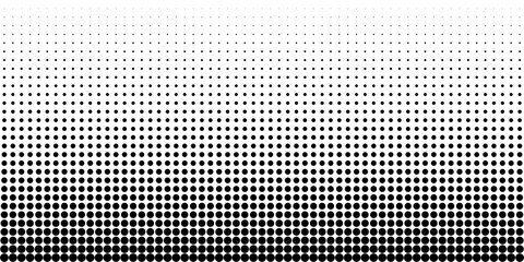 Dot pattern seamless background. Circle polka dot pattern vector template. Abstract futuristic dotted mesh with gradient effect. Geometric minimal digital design.