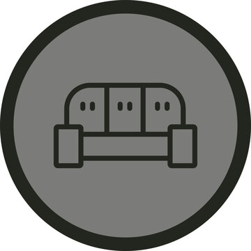 recommend clip art: Sofa Vector Icon Design