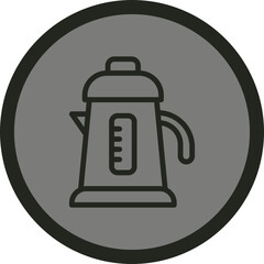 Electric Kettle Vector Icon Design