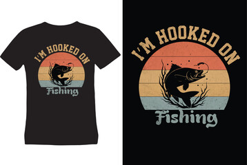 Fishing t shirt design 
