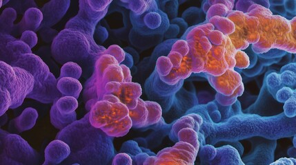 Colorful Microscopic Organisms