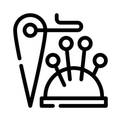 needle case line icon