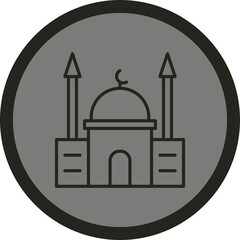 Mosque Vector Icon Design