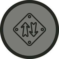 Up And Down Arrow Vector Icon Design
