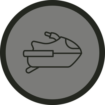 recommend clip art: Jetski Icon Design