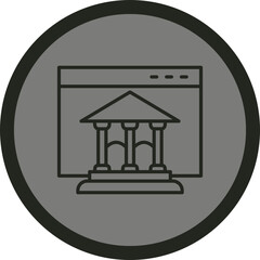 Online Banking Icon Design