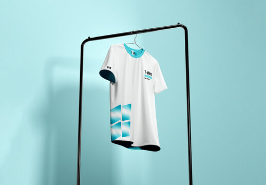T-Shirt on Hanger Mockup