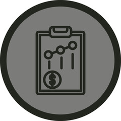 Financial Profit Icon Design