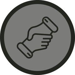 Partnership Handshake Icon Design