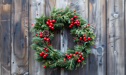 Naklejka premium New Year and Christmas graphic advertising background