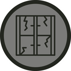 Window Damage Icon Design