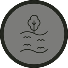 Stream Vector Icon Design