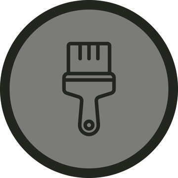 recommend clip art: Paint Brush Vector Icon Design