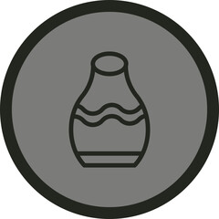 Pottery Vector Icon Design