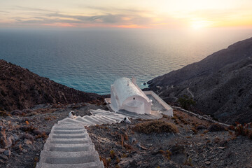 Church Christos Sunset