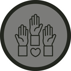 Volunteering Vector Icon Design