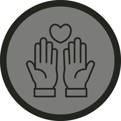 Obraz premium Prayer Vector Icon Design