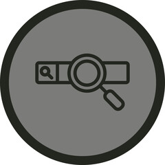 Search Engine Vector Icon Design