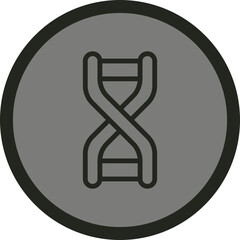 Deoxyribonucleic Aid Icon Design