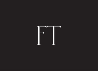 FT letter logo and initial logo design