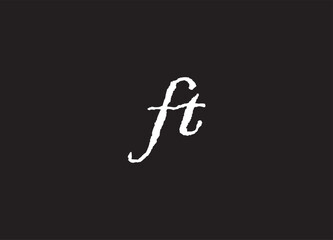 FT letter logo and initial logo design