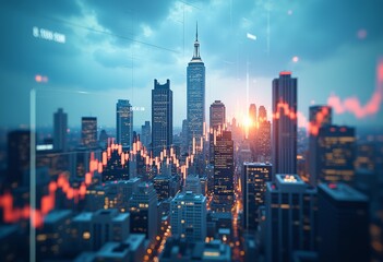 Obraz premium Education Meets Enterprise: Learning About Business in NYC's Vibrant Downtown