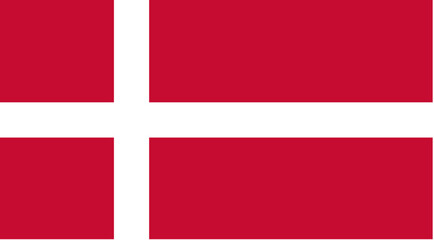 Denmark Flag Vector Editable | High-Resolution National Symbol