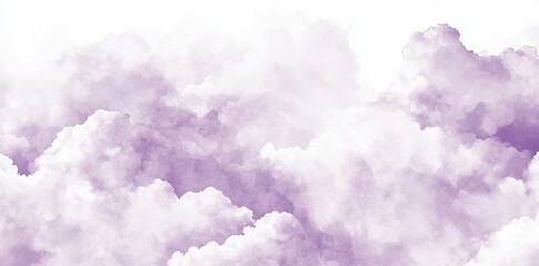 Sky and clouds background in a watercolor pastel color. Abstract cloud sky pastel gradient blurred background for desktop background.