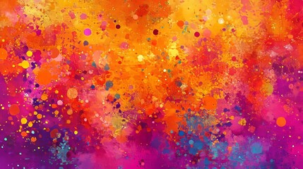 Pop art painted background illustration in mixed grunge colors.