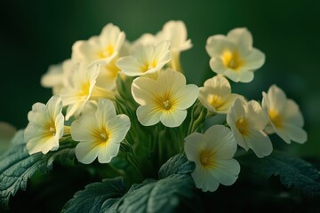 Fototapeta premium yellow flowers in the garden
