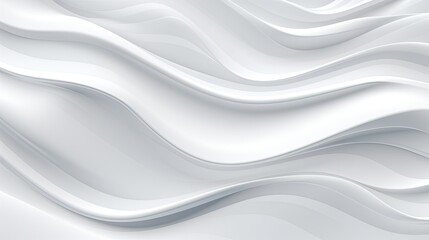 Fototapeta premium White abstract background with waves