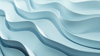 Obraz premium Abstract wallpaper background with smooth and curved lines created by folding paper in the shape of waves