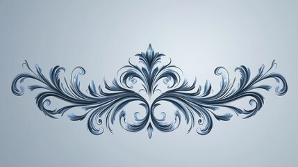 Baroque Rococo wallpaper design, European background pattern, suitable for textiles, clothing, and bottoms