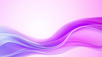 Obraz premium Abstract wavy background design in pink and purple colors with copy space