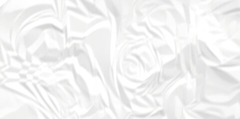 Abstract white crumpled paper texture. White wrinkled paper texture. White paper texture. White crumpled and top view textures can be used for background of text or any contents.