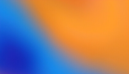 Abstract Blue and Orange Gradient Background