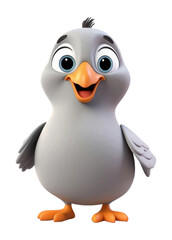 Fototapeta premium PNG Penguin cartoon animal white.