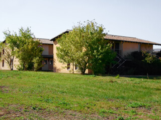 Gebäude vom Ferienpark in der Uckermark 
