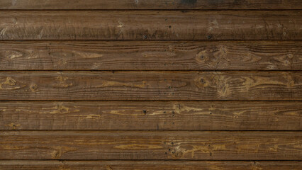 Old brown rustic dark grunge wooden timber wall or floor or table texture - wood background banner..