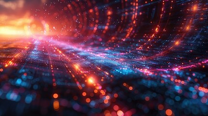 Obraz premium Modern hi-tech, science, futuristic technology concept