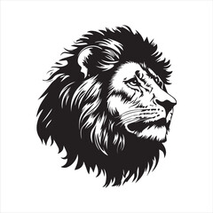 lion head isolated on white,head, lion, animal, vector, cartoon, wild, illustration, tattoo, cat, wolf, dog, mammal, mascot, face, isolated, black, silhouette, symbol, art, white, nature, animals, wil