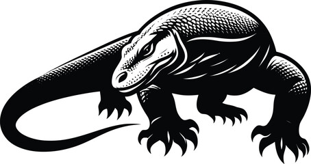 Shilloutee of Lizard 